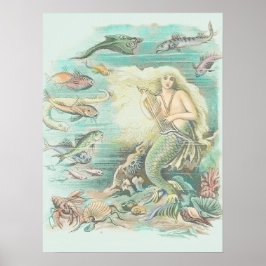 ヴィンテージミュージカルマーメイドザシーズアンダーパーティー ポスター