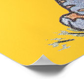 ヴィンテージミュージカル猫ポスタープリント ポスター (角)