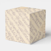 ヴィンテージミュージカル結婚フローラ フェイバーボックス (裏面サイド)