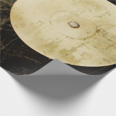 ヴィンテージミュージカル背景 ラッピングペーパー (角)