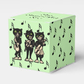 ヴィンテージミュージシャン黒猫ミュージックノート フェイバーボックス (正面サイド)