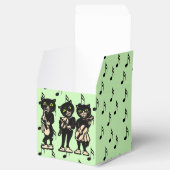 ヴィンテージミュージシャン黒猫ミュージックノート フェイバーボックス (オープン)