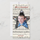 ヴィンテージミュージックウエスタンスターフォトクリスマスカード シーズンカード (正面)