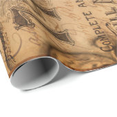 ヴィンテージミュージックカバー&バラシャビーシック ラッピングペーパー (ロールコーナー)