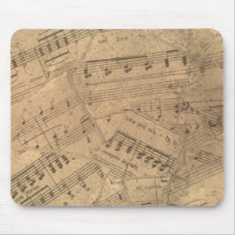 ヴィンテージミュージックシートマウスパッド マウスパッド