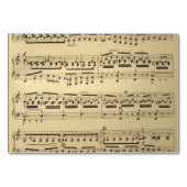 ヴィンテージミュージックシート テーブルナンバー (裏面)