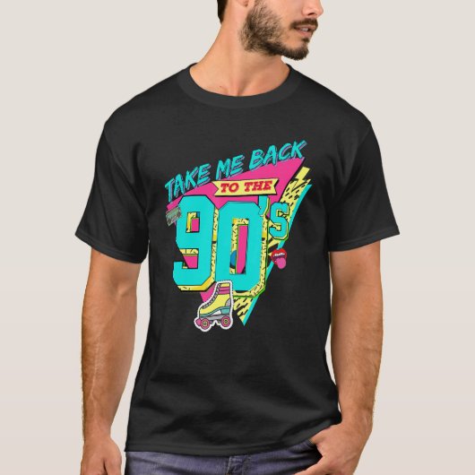 ヴィンテージミュージックテープ90年代に戻る Tシャツ (正面)