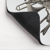 ヴィンテージミュージックラバーミュージカルバンド楽器 マウスパッド (コーナー)