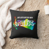 ヴィンテージミュージックリリース クッション (ブランケット)