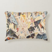 ヴィンテージミュージック、アールデコジャズ、ラプソディinブルー アクセントクッション (正面)