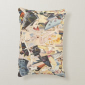 ヴィンテージミュージック、アールデコジャズ、ラプソディinブルー アクセントクッション (裏面(縦))