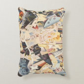 ヴィンテージミュージック、アールデコジャズ、ラプソディinブルー アクセントクッション (正面(垂直))