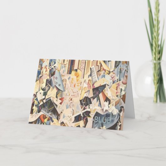 ヴィンテージミュージック、アールデコジャズ、ラプソディinブルー カード (正面)