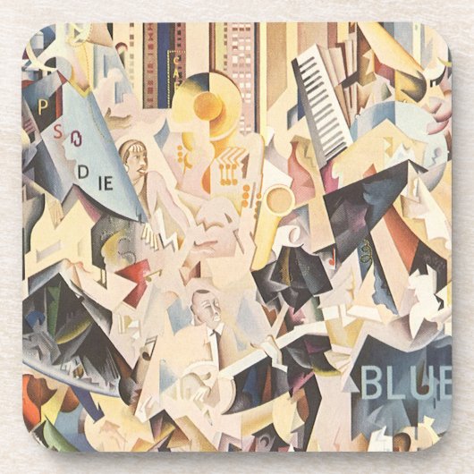 ヴィンテージミュージック、アールデコジャズ、ラプソディinブルー コースター (正面)