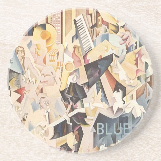 ヴィンテージミュージック、アールデコジャズ、ラプソディinブルー コースター (正面)