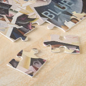 ヴィンテージミュージック、アールデコジャズ、ラプソディinブルー ジグソーパズル (側面)