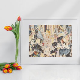 ヴィンテージミュージック、アールデコジャズ、ラプソディinブルー ポスター