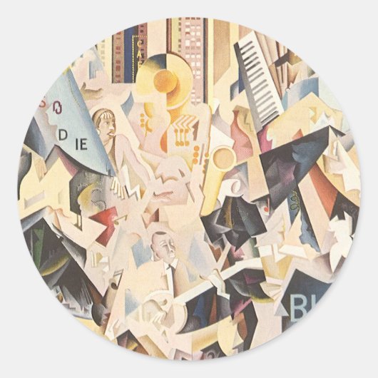 ヴィンテージミュージック、アールデコジャズ、ラプソディinブルー ラウンドシール (正面)