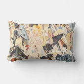 ヴィンテージミュージック、アールデコジャズ、ラプソディinブルー ランバークッション (正面)