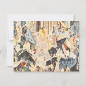 ヴィンテージミュージック、アールデコジャズ、ラプソディinブルー 招待状 (正面)