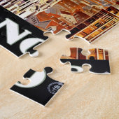 ヴィンテージミラノトラベルイラストレーションアート ジグソーパズル (側面)