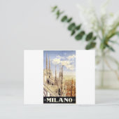 ヴィンテージミラノトラベル ポストカード (スタンド正面)
