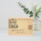 ヴィンテージミラノホテルローマ1901 ポストカード (スタンド正面)