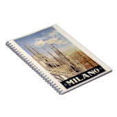 ヴィンテージミラノミラノイタリアノートブック ノートブック (右側)