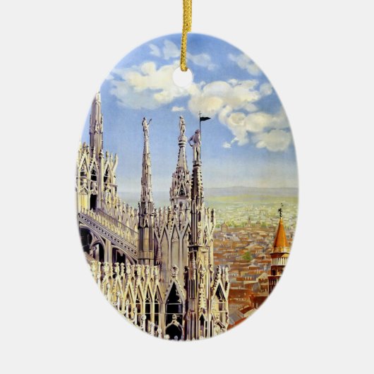 ヴィンテージミラノ セラミックオーナメント (正面)