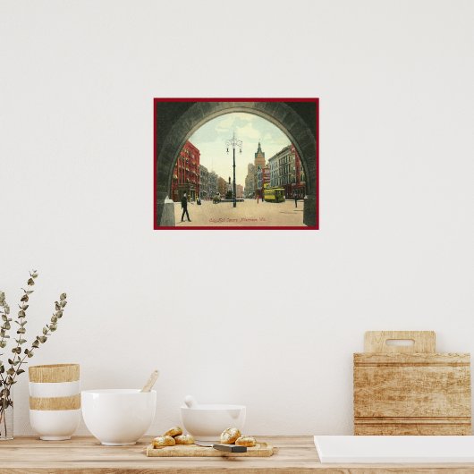 ヴィンテージミルウォーキーウィスコンシン ポスター (キッチン)