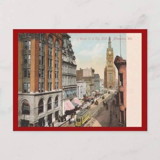 ヴィンテージミルウォーキーウィスコンシン ポストカード (正面)