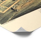 ヴィンテージミルウォーキーウィスマップ ポスター (角)