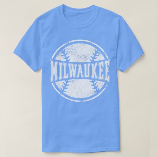 ヴィンテージミルウォーキー野球チームギフト Tシャツ (デザイン正面)
