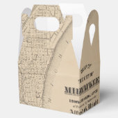 ヴィンテージミルウォーキー、ウィスコンシンの地図 フェイバーボックス (オープン)