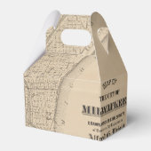 ヴィンテージミルウォーキー、ウィスコンシンの地図 フェイバーボックス (正面サイド)