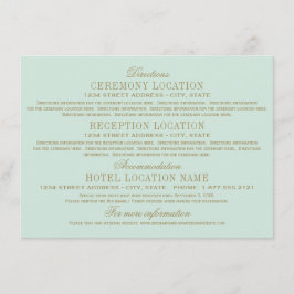 ヴィンテージミントアンティークフローリッ結婚シュの情報 エンクロージャーカード