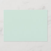 ヴィンテージミントアンティークフローリッ結婚シュの情報 エンクロージャーカード (裏面)