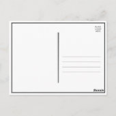 ヴィンテージミントグリーン | 卒業ありがとう ポストカード (裏面)