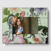 ヴィンテージミントフランスのピンクローズパリパーティー ゲストブック (正面)