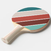 ヴィンテージミントレインボーはっきりしたン 卓球ラケット (正面アングル)