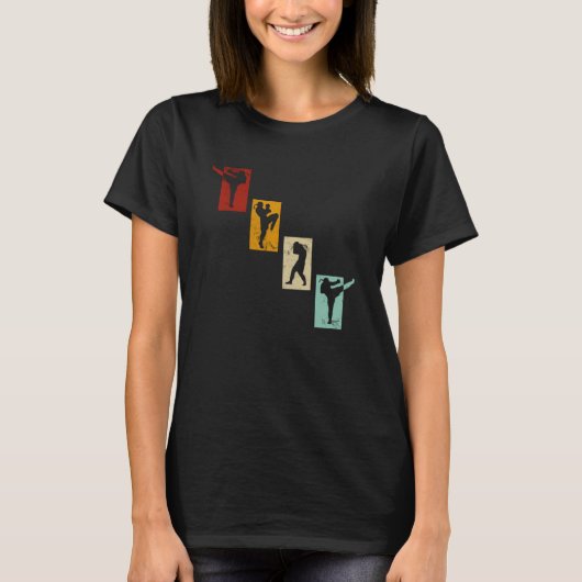 ヴィンテージムエタイファイタートレーニングムエタイ引用文 Tシャツ (正面)