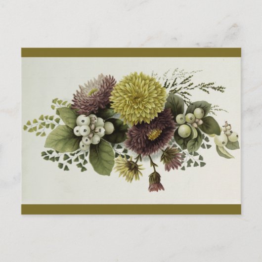 ヴィンテージムスアンドベリーフローラ ポストカード (正面)