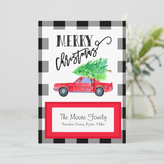 ヴィンテージムスタンクリスマスカード シーズンカード (スタンド正面)