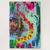 ヴィンテージムビーディック航海のペクッドクラシック ジグソーパズル (縦)