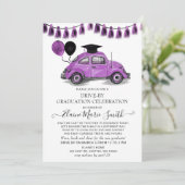 ヴィンテージムラサキムシの気球が卒業して運転 招待状 (スタンド正面)