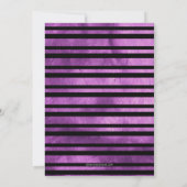 ヴィンテージムラサキムシの気球が卒業して運転 招待状 (裏面)