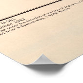 ヴィンテージムルシアのスペインの地図(1943) ポスター (角)