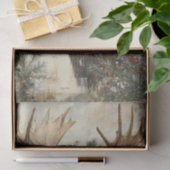 ヴィンテージムースクリスマス冬の年齢のデコパージュ 薄葉紙 (ギフト)