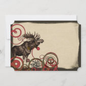 ヴィンテージムースフォレスト結婚式招待状 招待状 (裏面)