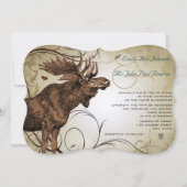 ヴィンテージムース結婚式招待状 招待状 (正面)
